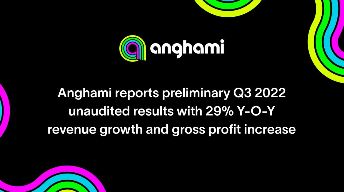 ANGHAMI REPORTS PRELIMINARY Q3 2022 UNAUDITED RESULTS
