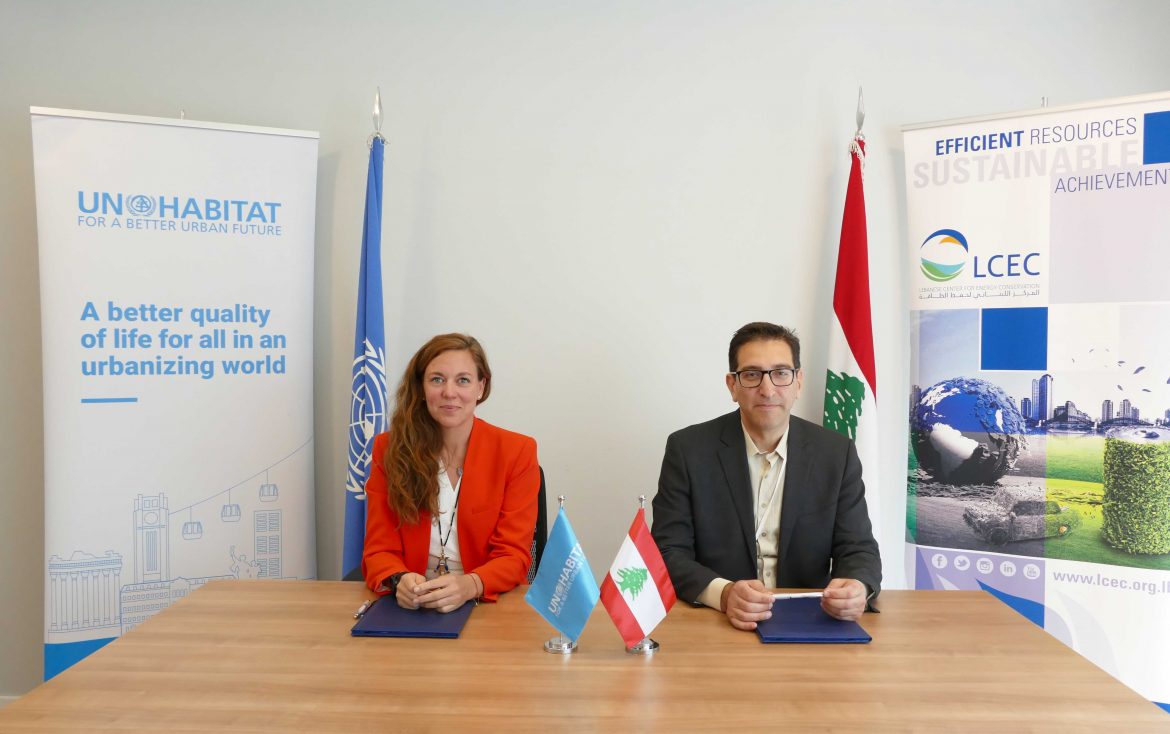 Ms. Taina Christiansen and Mr. Pierre El Khoury, during the signing of the Agreement of cooperation (1)