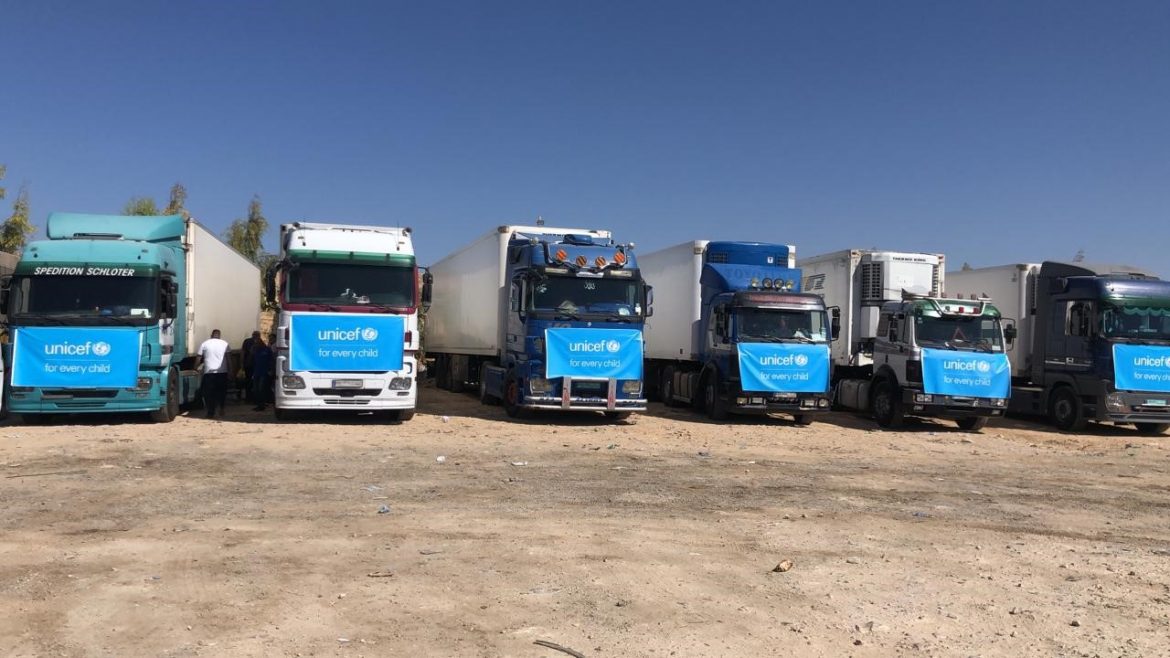Aid trucks